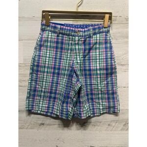 J.Bailey Pete Shorts Boys 7 Multicolor Plaid Classic Preppy NWT
